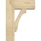Ekena Millwork Imperial Block Rough Sawn Bracket w/ Offset Brace, Douglas Fir, 8"W x 20"D x 28"H BKT0806X20X28IMP05RDF - alternate 4